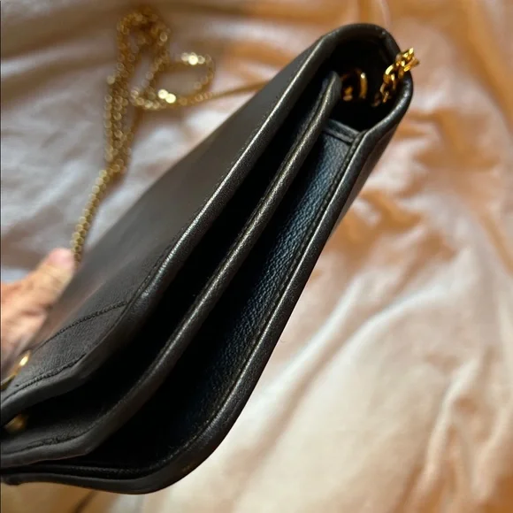 Dior Black Grain Leather Chain Crossbody Shoulder Bag - Picture 6 of 13